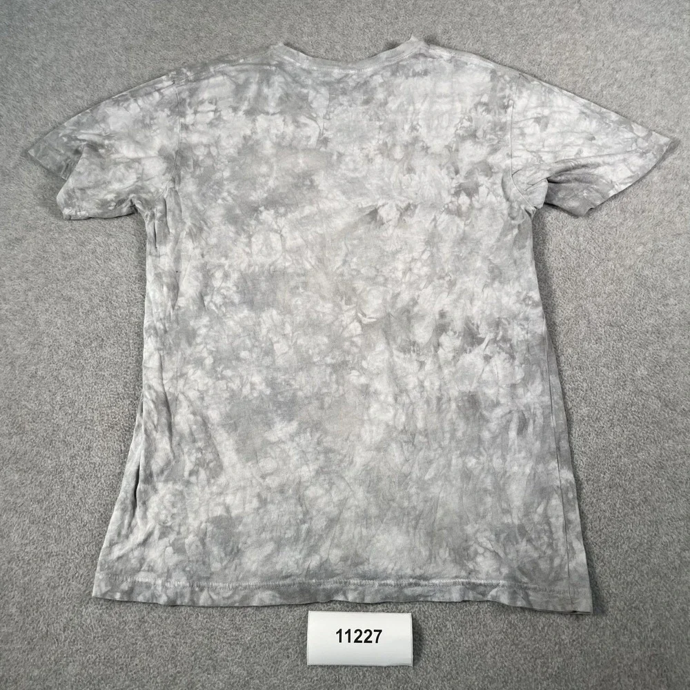 Levi's T Shirt Men Large Gray Tie Dye Motorcycle Graphic Cotton Crew Neck Casual